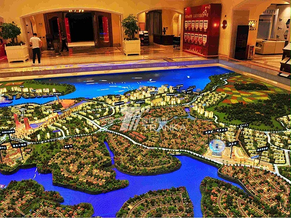 清远美林湖售楼沙盘建筑模型案例