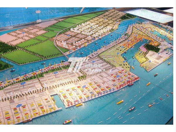 南沙港总体规划模型