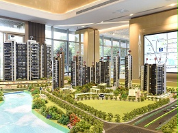 增城丽江国际建筑沙盘模型案例