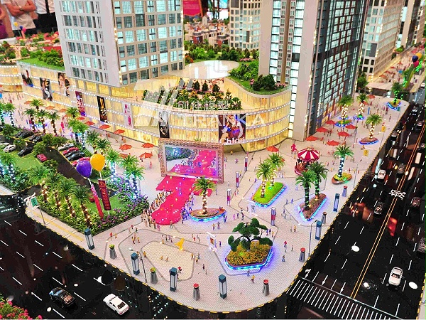 金龙城•财富广场商业模型案例