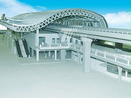 广州窖口站投标模型案例